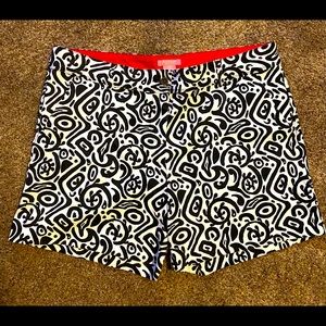 Cute black and white shorts